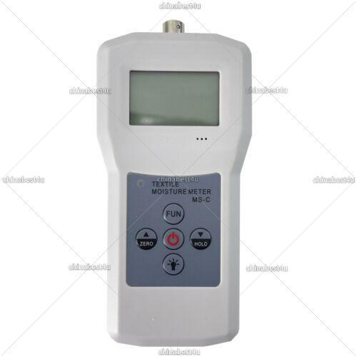 Textile Moisture Meter Tester Analyzer For Clothes Wool Yarm Moisture Measuring
