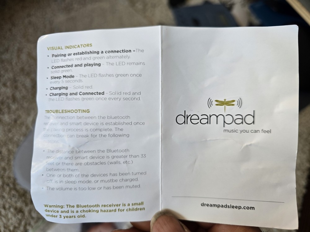 Dreampad Sleep Pillow Pad