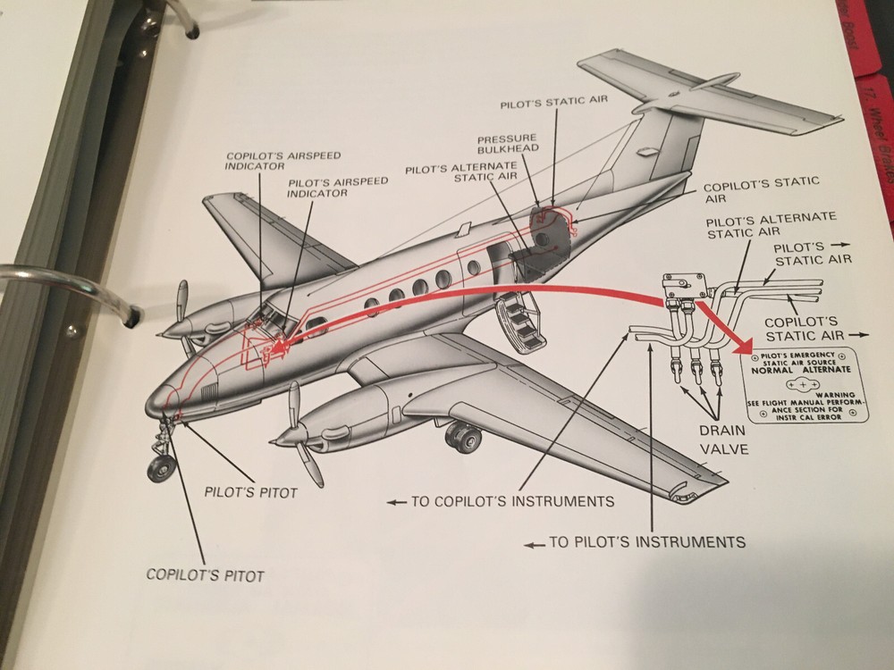 BeechTraining Center Super King Air B200/200 Pilot Training Workbook Manual