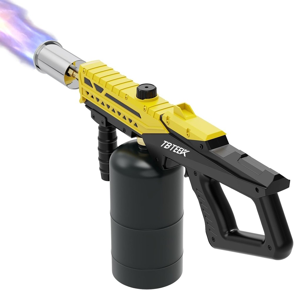 Versatile Kitchen Blow Torch with Adjustable Flame - Ideal for BBQ & Crafts
