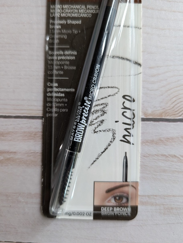 Maybelline Brow Precise Micro Eyebrow Pencil Makeup Deep Brown