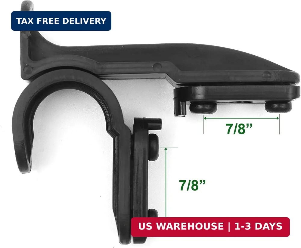 Mailbox Latch Replacement Kit: Easy Clip-On Black Latch for Standard Mailboxes