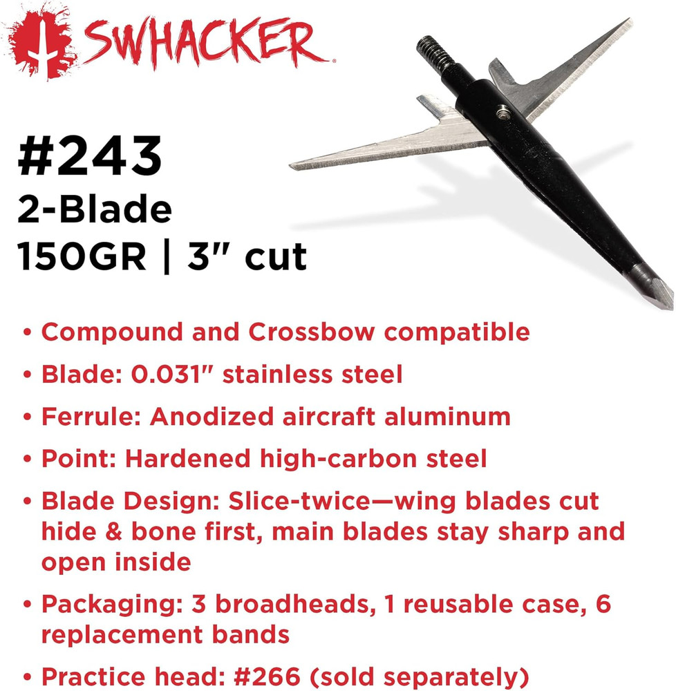 150 Grain Mechanical Broadheads 3 Pack