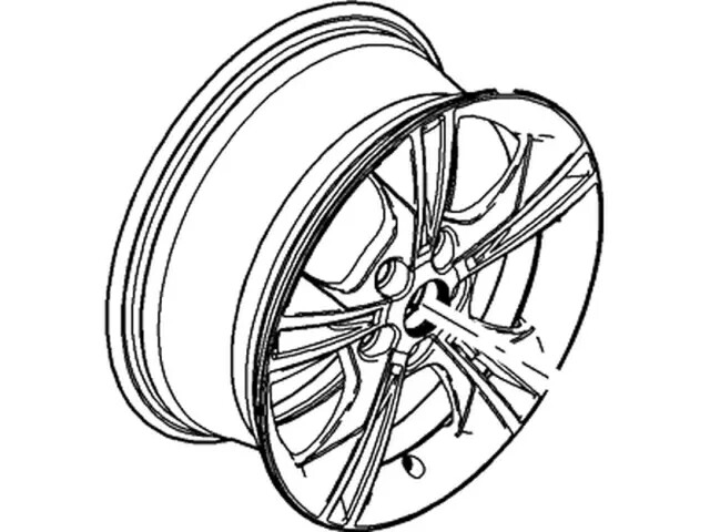 Genuine Wheel Assembly CV6Z-1007-DCP