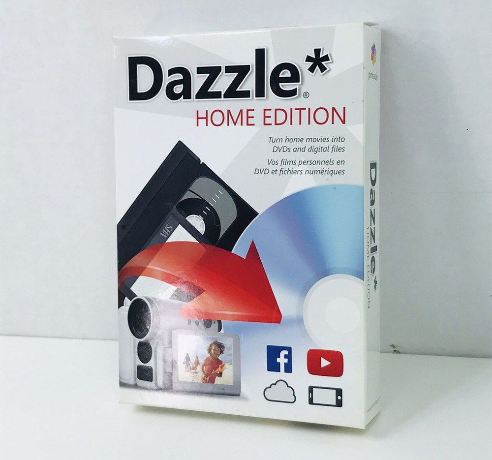 DAZZLE HOME EDITION NEW DVD DIGITAL MEDIA SOFTWARE MRSP $59.99