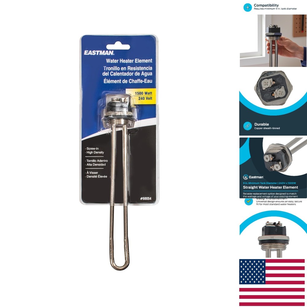 Ultimate 240V x 1500W Replacement Water Heater Element with Copper Sheath