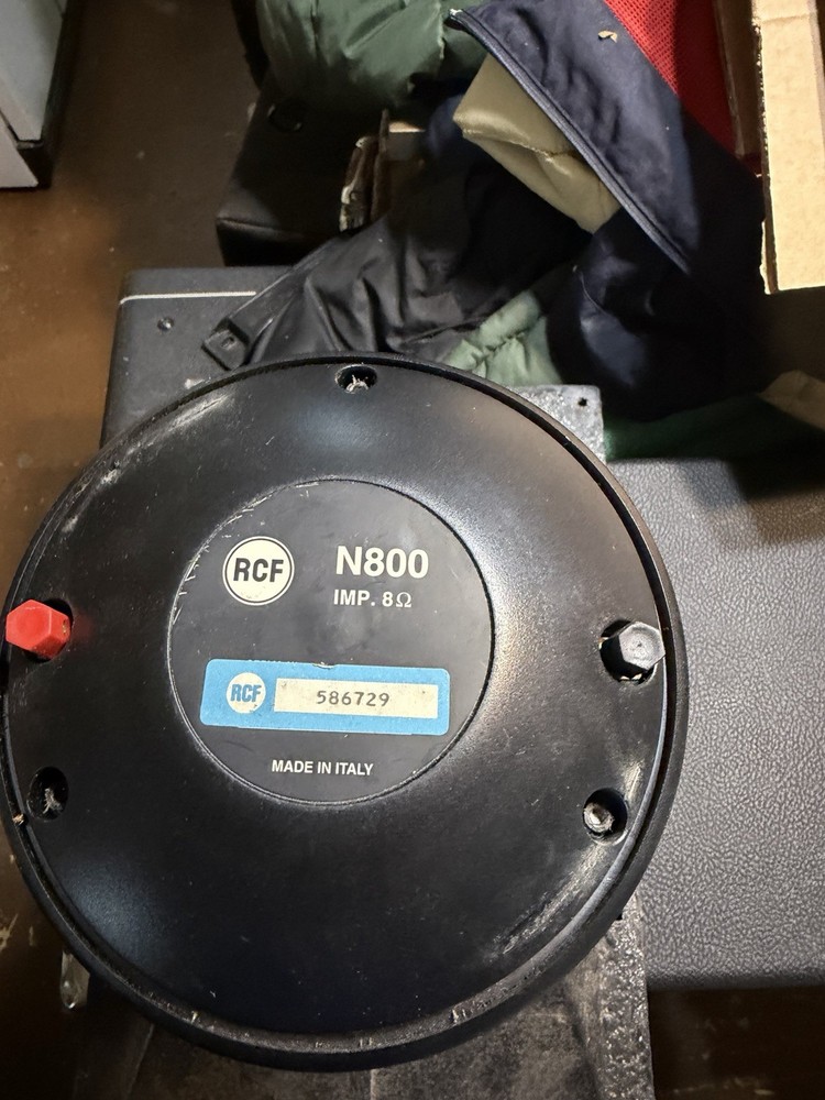 Rcf N800 Driver And Horn