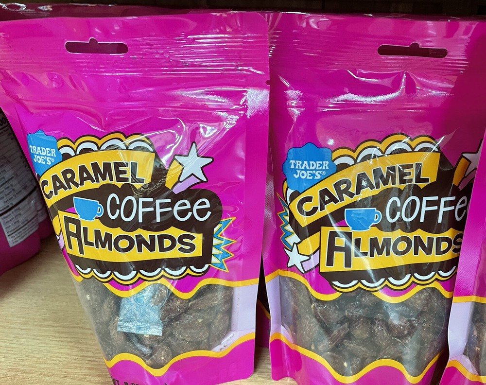 2 Pack Trader Joe’s Caramel Coffee Almonds