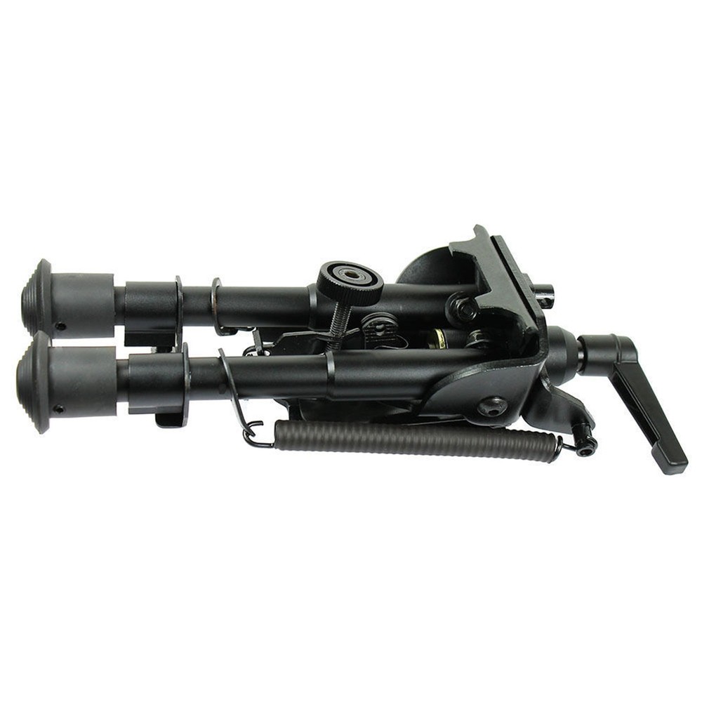 Pivot / Rotating Rifle Bipod Adjustable Leg Spring Return for Hunting Shooting