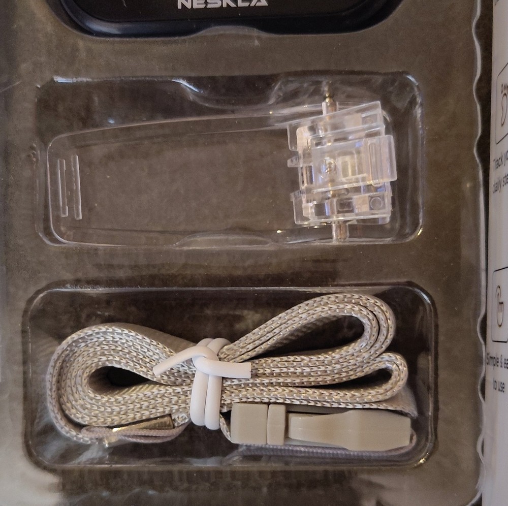 NESKLA 3D Pedometer Step Counter, Silent Sensor, Extra Large LCD, Belt Clip