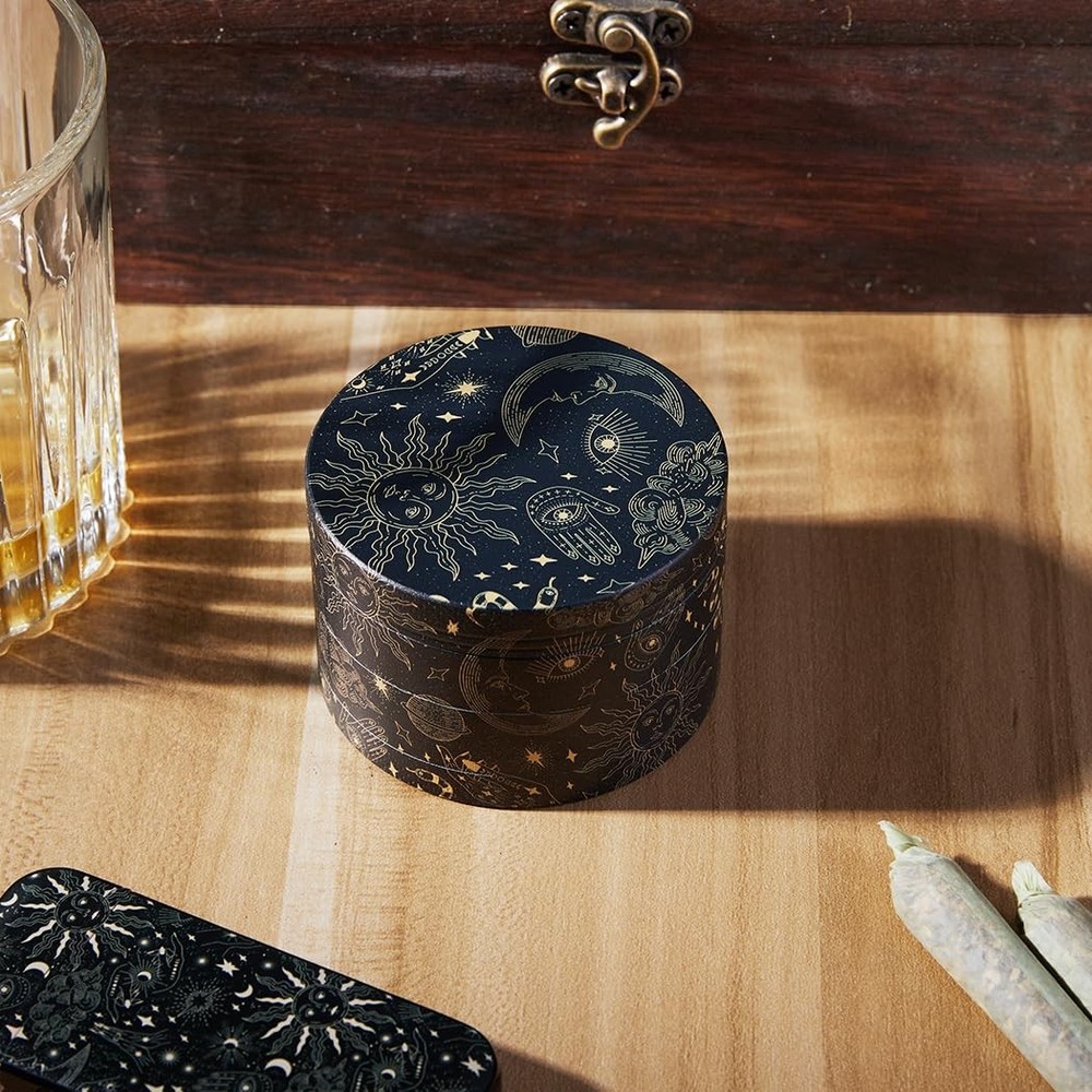 Herb Grinder 2.5" Spice Grinder Tarot Design