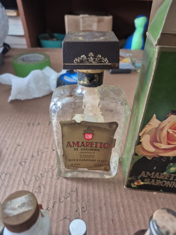 Empty Small Liquor Bottles Vintage