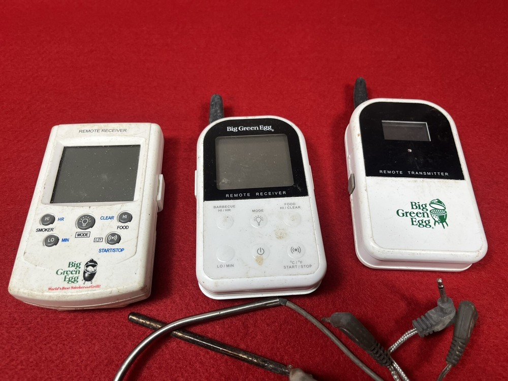 Big Green Egg Remote Controller, Transmitter, Reciever, Probes Condition Unknown