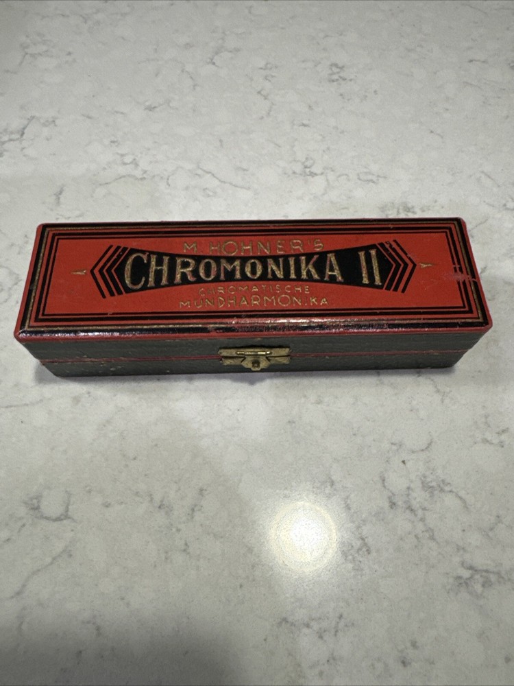 Chromonika II Harmonica C Key M. Hohner Original Box
