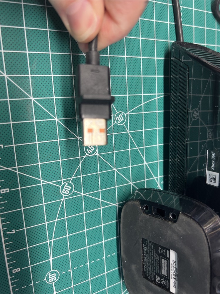 Genuine Microsoft XBOX 360 Kinect Sensor Bar Model 1414 Black Tested