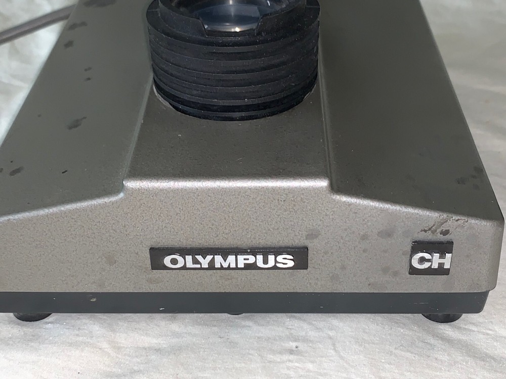 Olympus CH Series Monocular Microscope w/ 2 objective lenses
