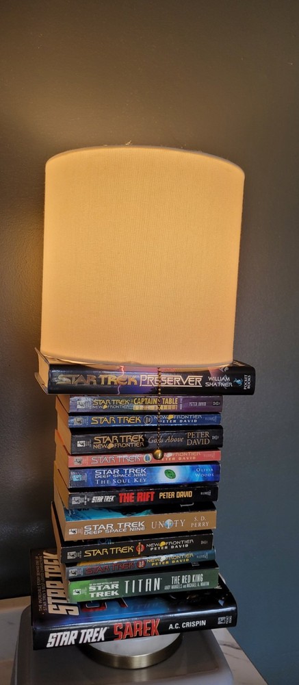 Star Trek book Lamp