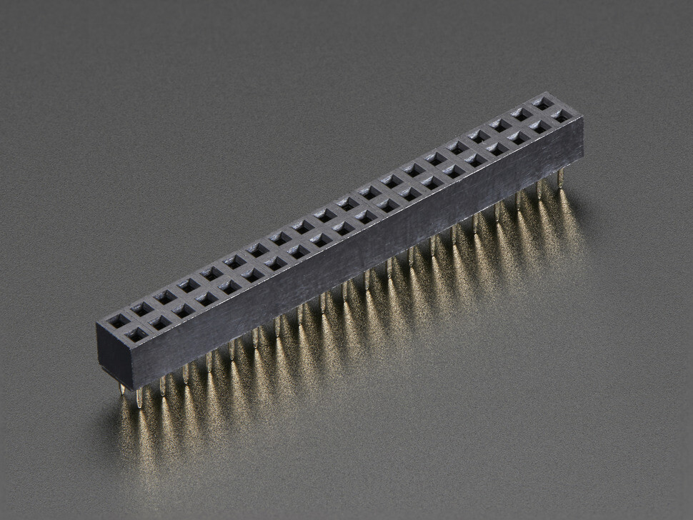 GPIO Header for Raspberry Pi HAT - 2x20 Short Female Header