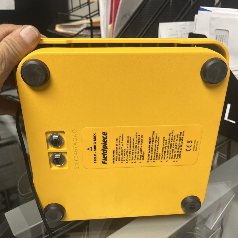 Fieldpiece SRS1 Refrigerant Scale & Meter