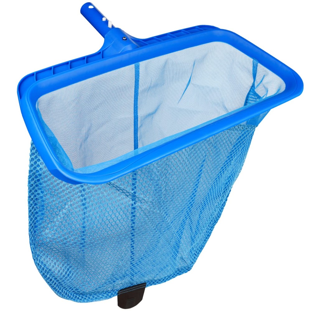 Swimming Pool Skimmer Net, Fine Mesh Pool Leaf Rake Net with DoubleLayer Deep...