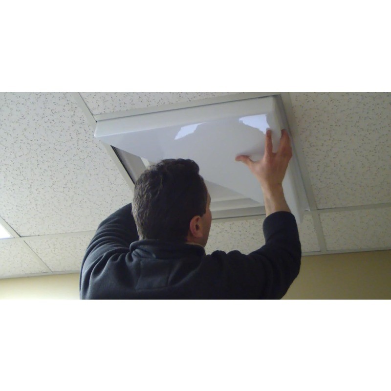 Air Diverter (Triangle) for 2'x2' Ceiling Air Diffuser-Package of 2