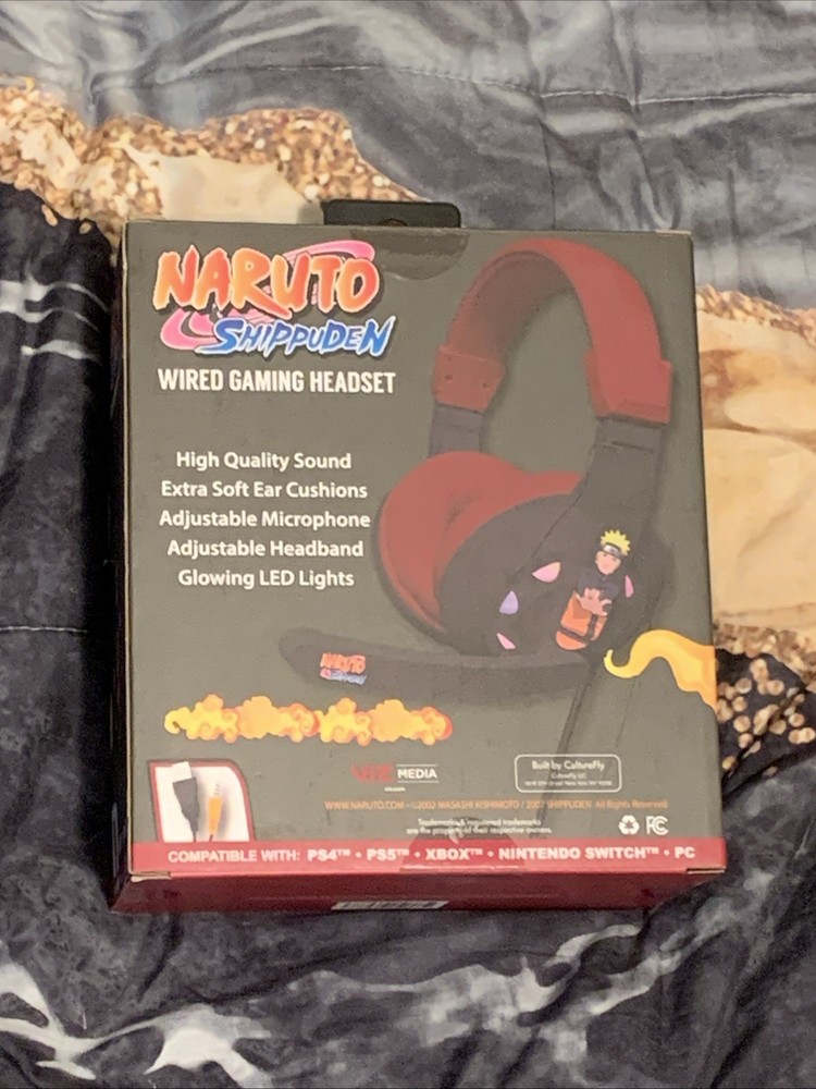 Audio/ Speakers “NARUTO”Wired Gaming Headset - Multi-Platform Compatibility LED