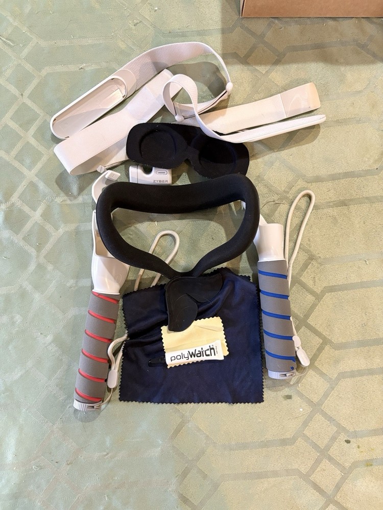 Meta Quest 2 + Controllers (Virtual Reality Gaming Accessory Bundle - 128gb