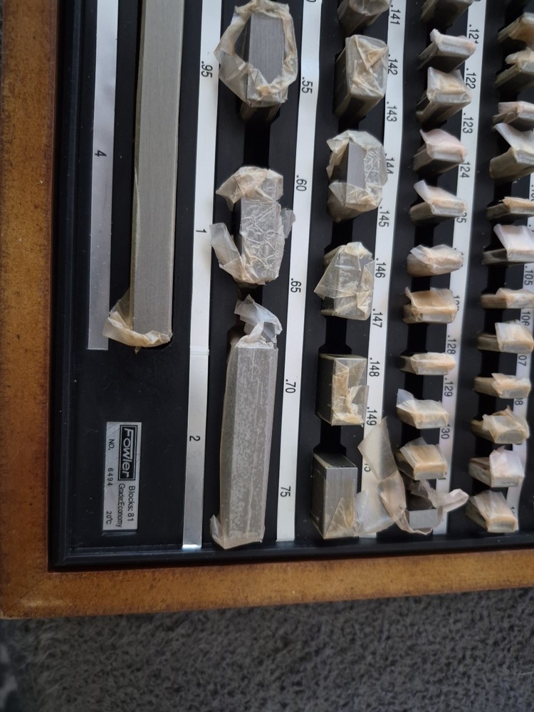 Fowler 81 pc Gage Blocks set #6494 (A)