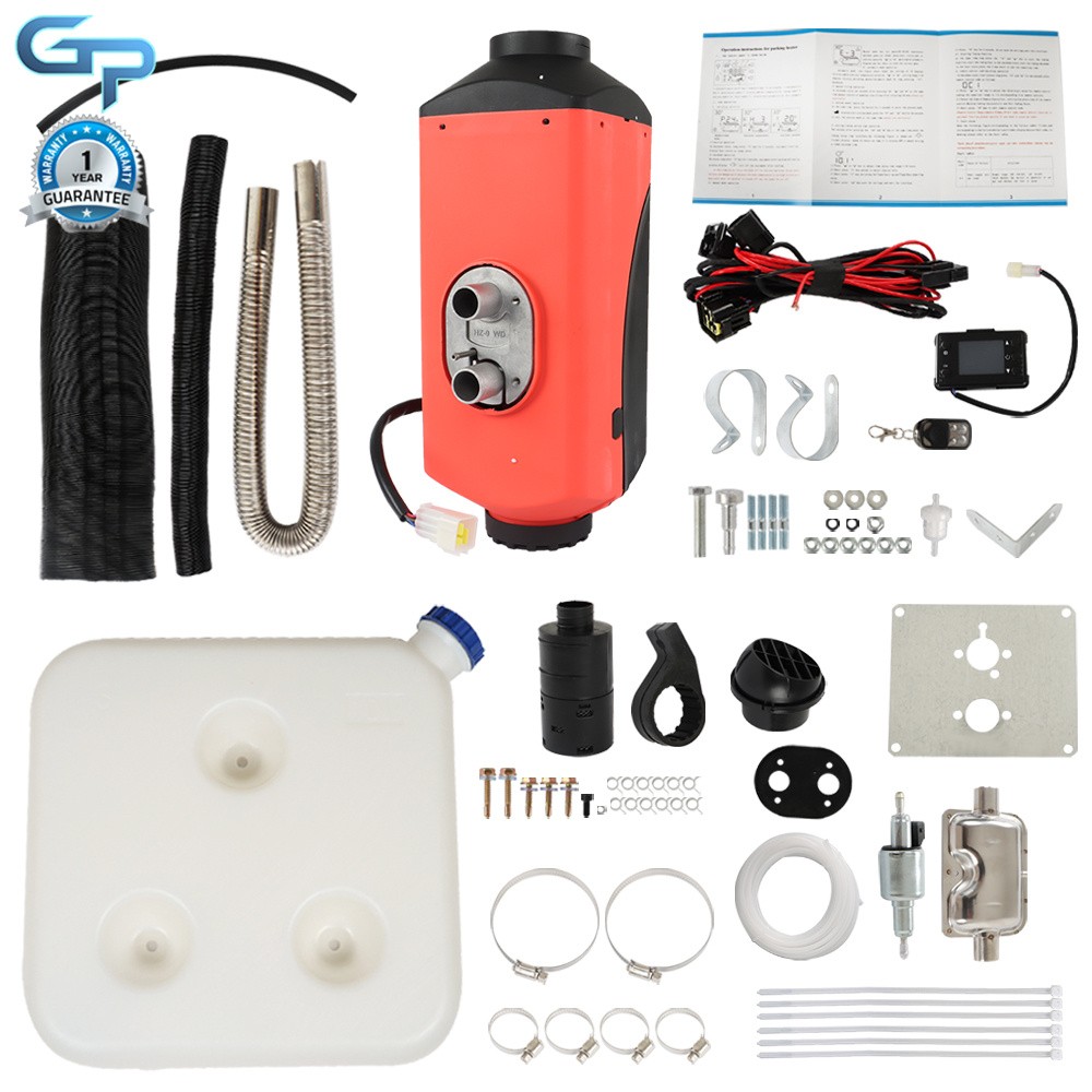 8KW 12V Diesel Air Heater W/LCD Thermostat Quiet For Trucks Boat Car Trailer