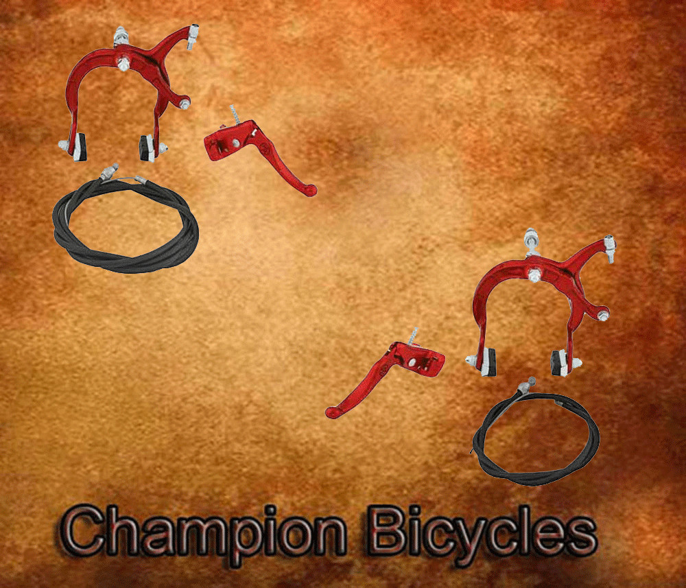 ORIGINAL! MX BRAKE (FRONT OR REAR) ALLOY RED.