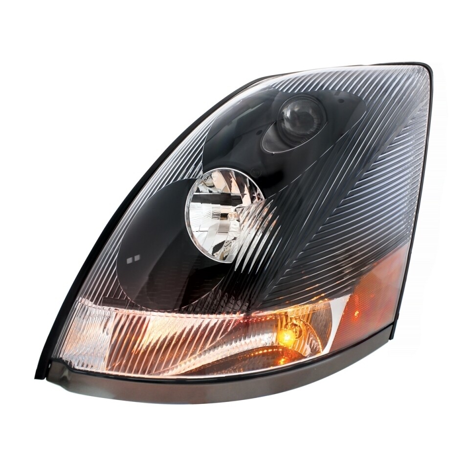 Headlight for 2004+ Volvo VN/VNL - Blackout - Driver
