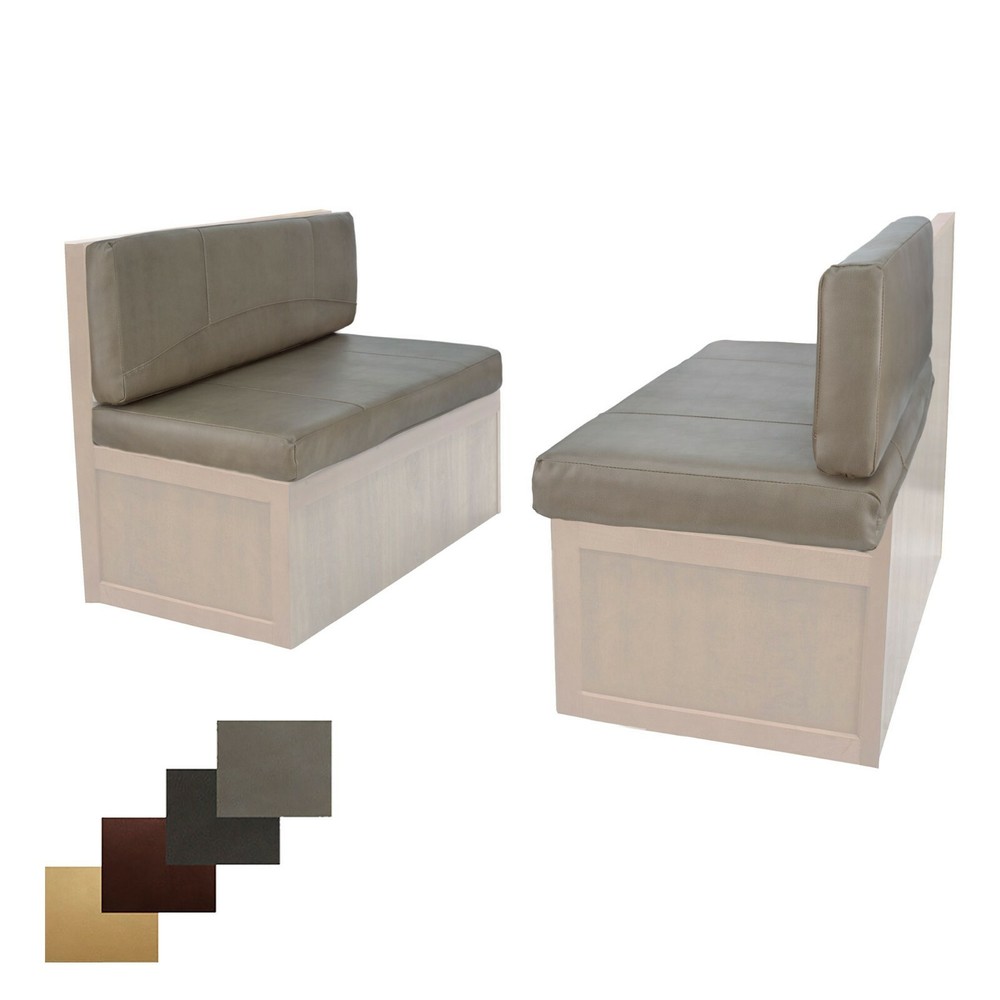 RecPro Charles 36" RV Memory Foam Dinette Booth Seat Cushions Mobile Home Dining