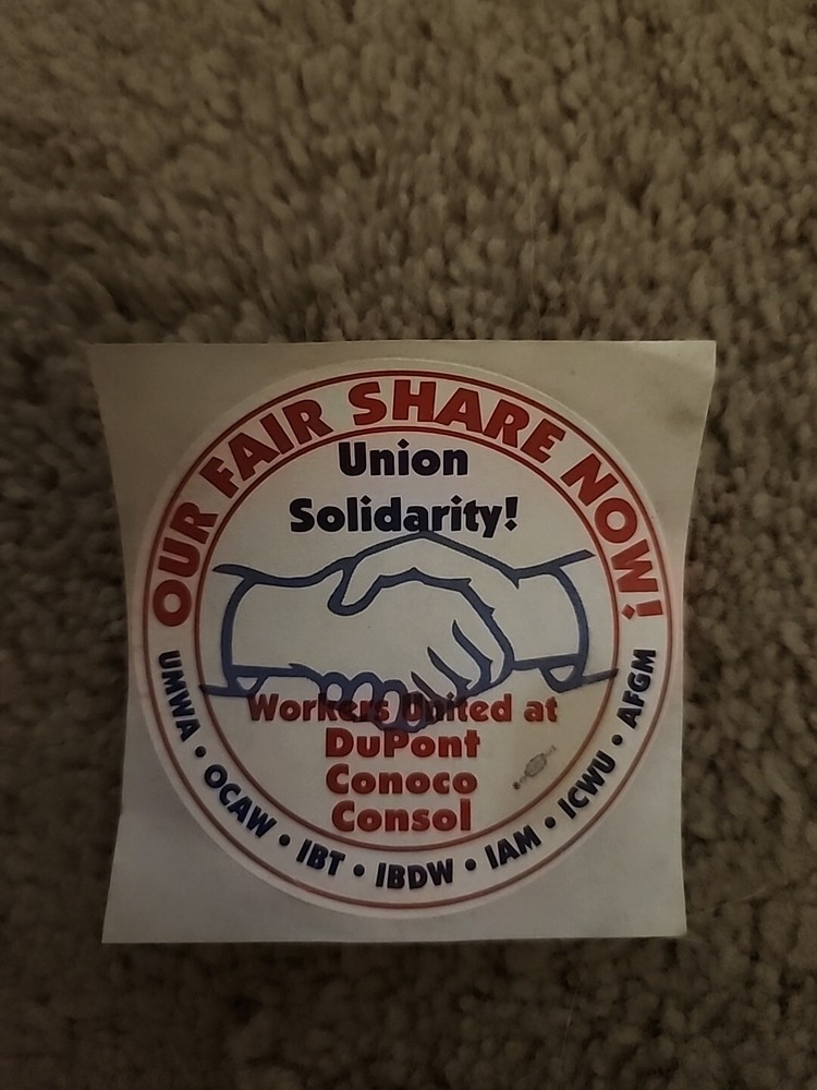 Union Solidarity Coal Mining Sticker Decal