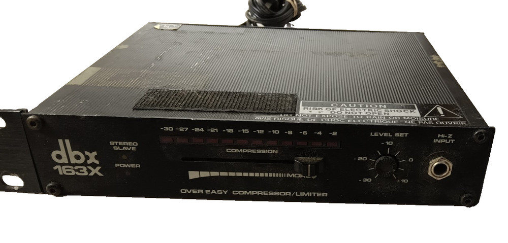 dbx 163X Professional Over Easy Compressor Limiter Signal Processor