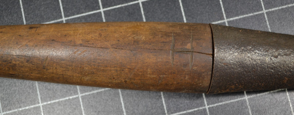 BARK SPUD - BLACKSMITH MADE - ALL ORIGINAL