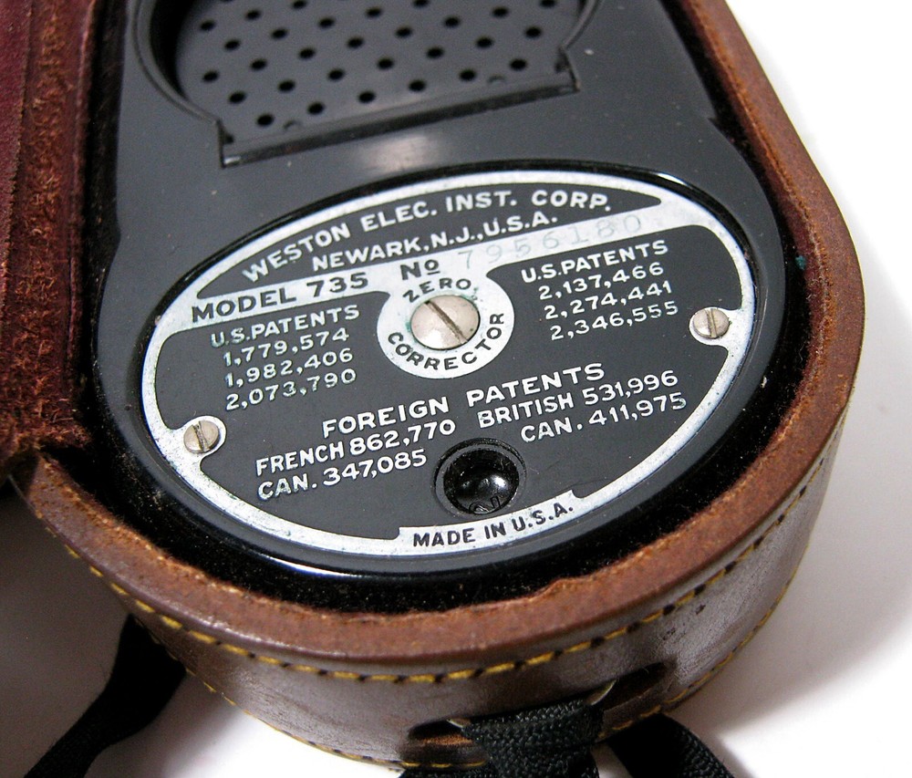 Vintage Weston Master II Universal Exposure Meter Model #735