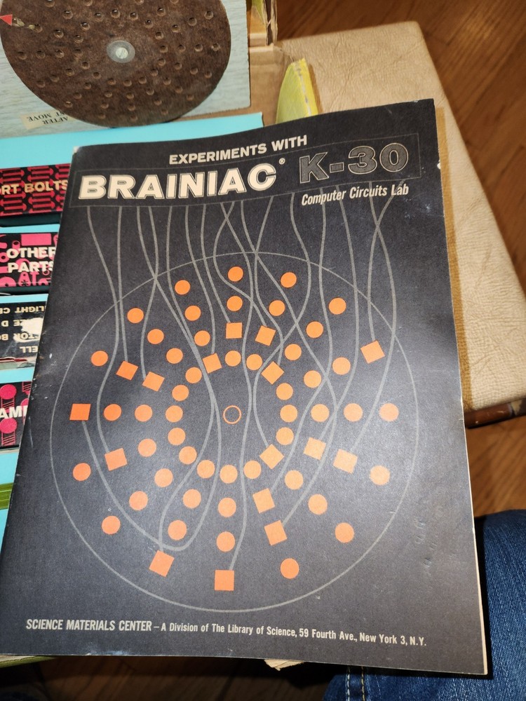 Brainiac K-30 Computer Circuits Lab Game - 1959 Science Materials Center