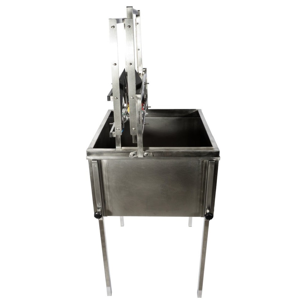 Varomorus 12V Double-Knife Frame Uncapping Machine with Hopper Stainless Steel
