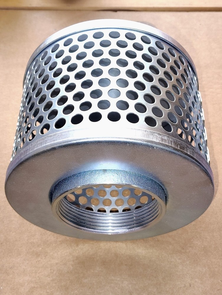 Abbott Rubber 3" Water Round Hole Pump Suction Hose Intake Strainer Filter