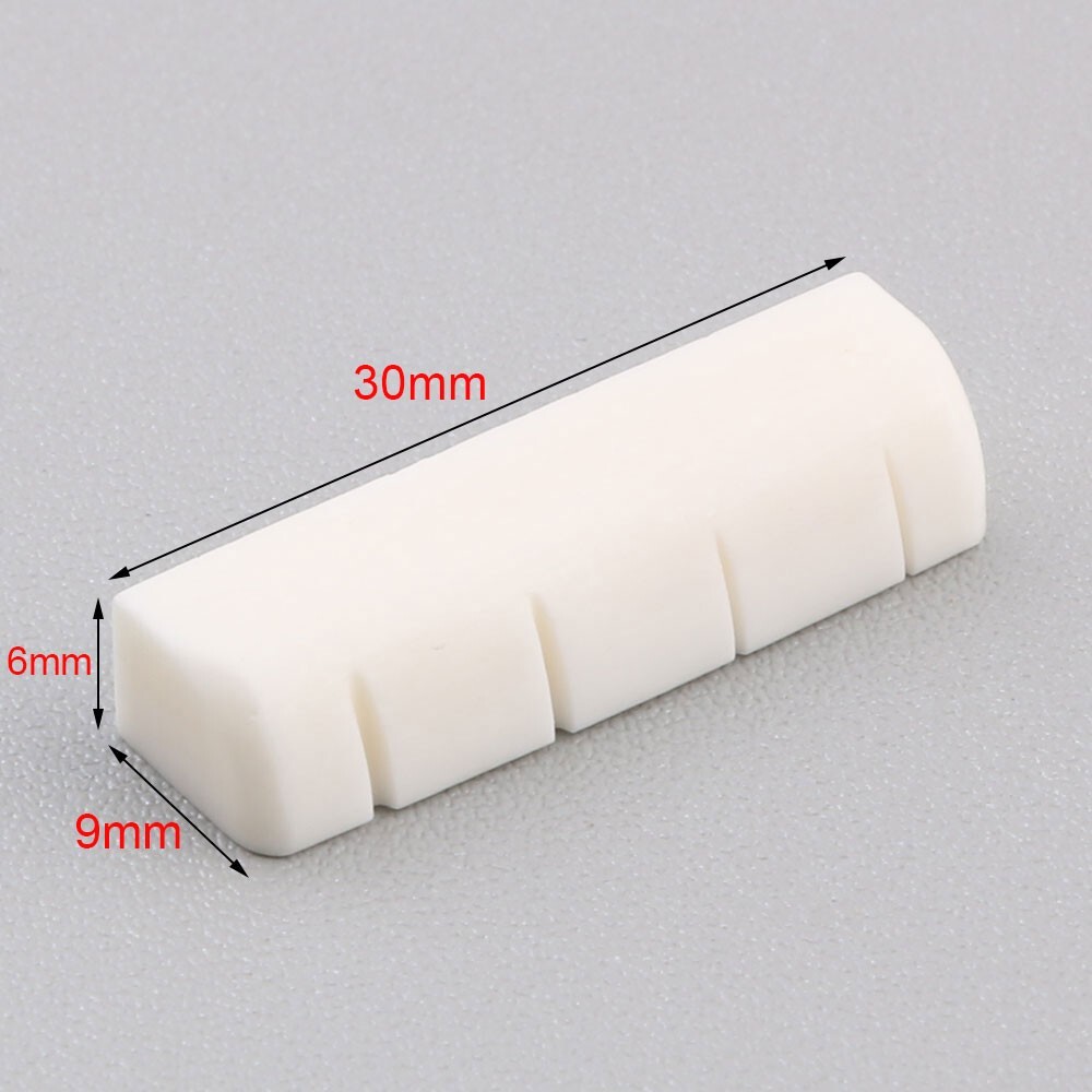 Bone banjo top nut & fifth string nut for 5 string banjo