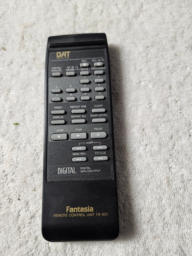 Fantasia FG800 DAT Player Remote Control.