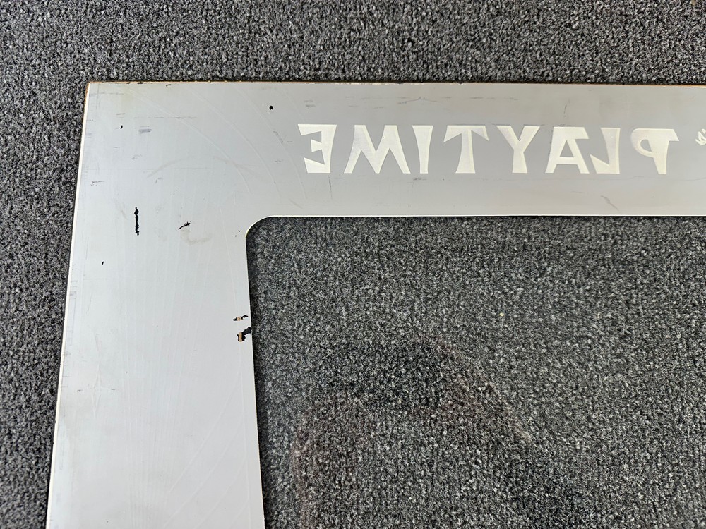 Midway Playtime Arcade Video Game Bezel ORIGINAL RARE