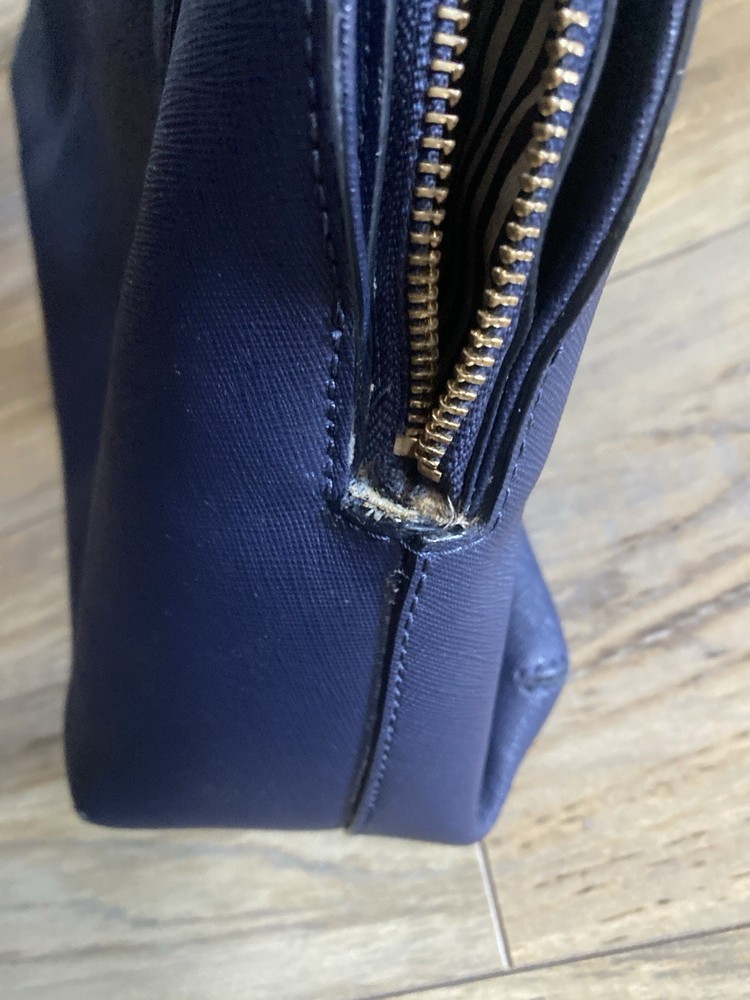 Kate Spade New York Medium Leather Handbag, Blue, Pre-owned