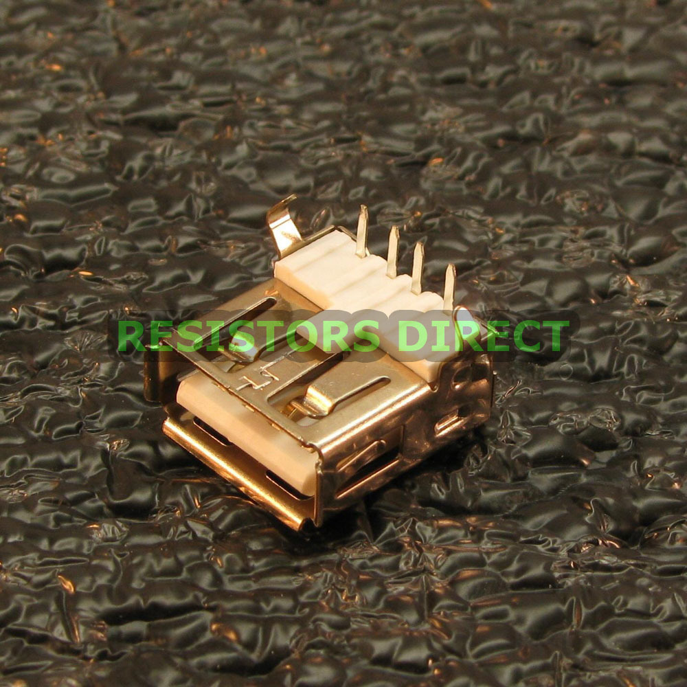 10x USB Type A Female Right Angle PCB Port Connector Socket PCB Replacement W26