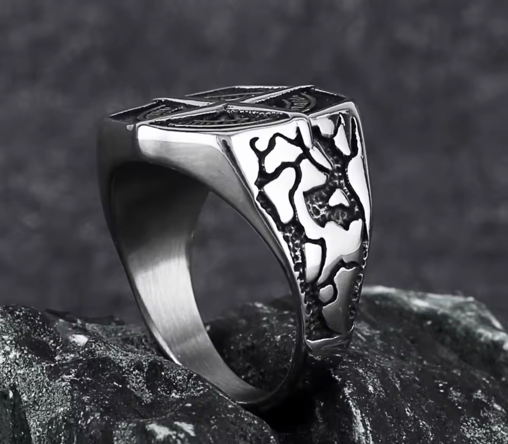 Viking Compass Ring