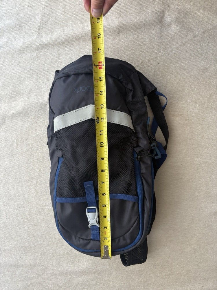 Embark Hydration Backpack Black Blue Reflective Accents Lightweight Hiking Pack
