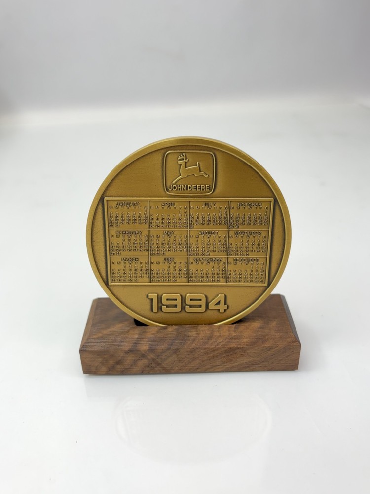 John Deere 1994 Calendar Medallion