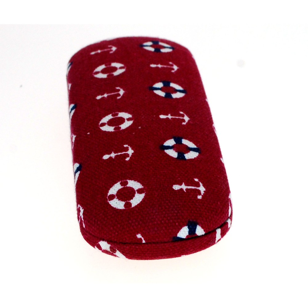 Sunglasses & Glasses Protective Case Sailor Print Fabric Rectangle Hardcase