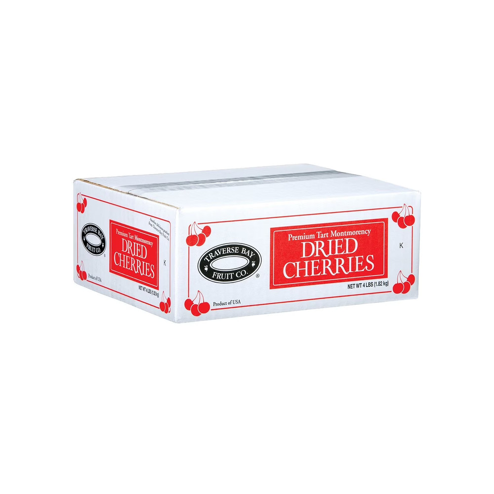 Traverse Bay Fruit Co. Dried Cherries, 4-Pound Box