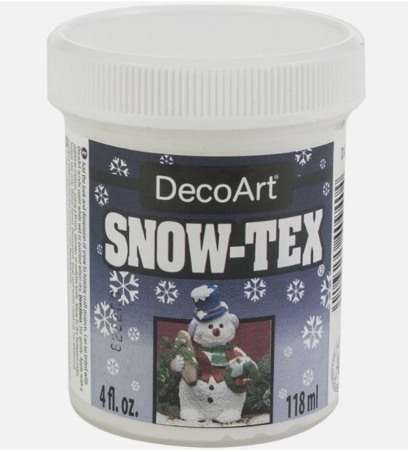 4  Pack - DecoArt Snow-Tex-4oz - DAS94